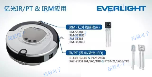 智能掃地機器人的關鍵組件:億光IR/PT、IRM